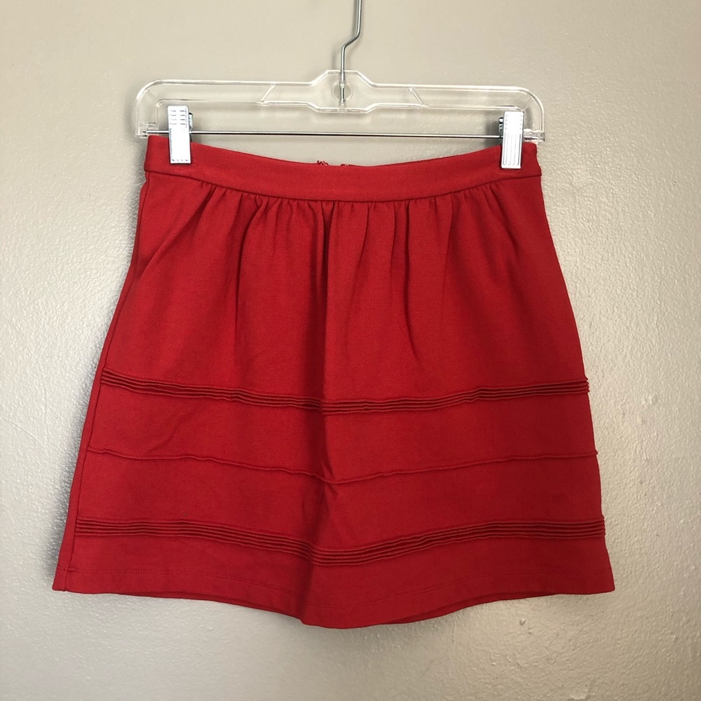 J. Crew | Red Skirt